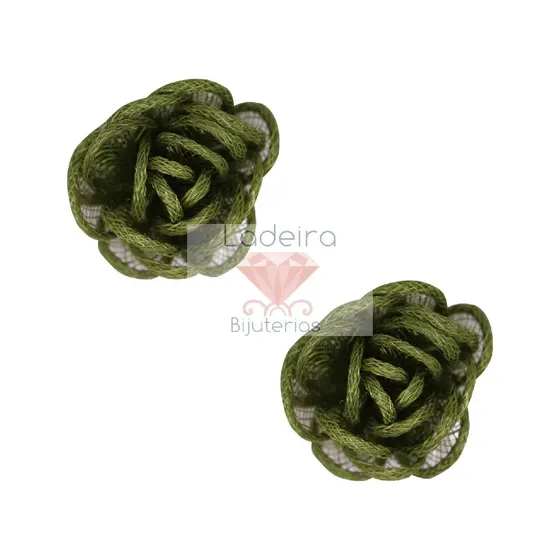 Flor Rosa De Palha 5Cm 50 Pcs