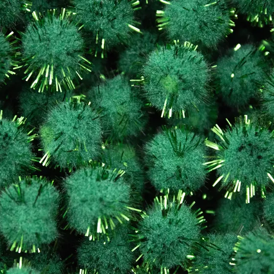 Pompom De Bolinha Festao 15Mm Com 100 Pecas - Verde Bandeira