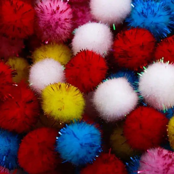 Pompom De Bolinha Festao 15Mm Com 1.000 Pecas