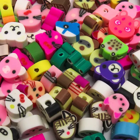 Entremeio Fimo Pets 10Mm Em Pvc Com 500 Pecas