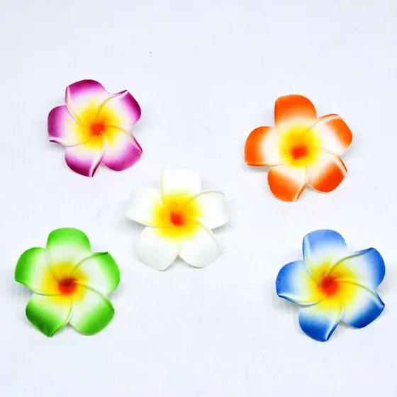 Aplique Flor 50Mm Em Eva Com 50 Pecas