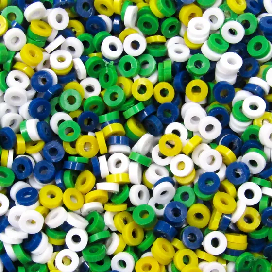 Entremeio Disquinho Leitoso 06Mm Em Plastico