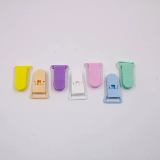 Prendedor Infantil 15X38Mm Em Plastico Com 50 Pecas