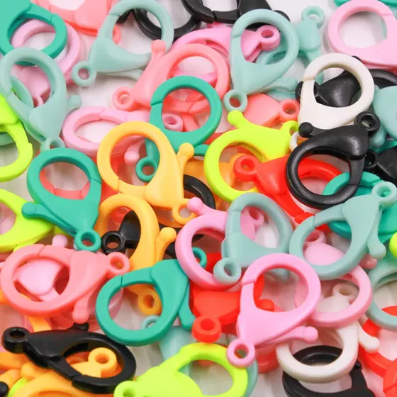 Fecho Lagosta Fosco 15X30Mm Em Plastico Com 200 Pecas