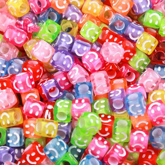 Entremeio Quadrado Smile 06X06Mm Em Plastico