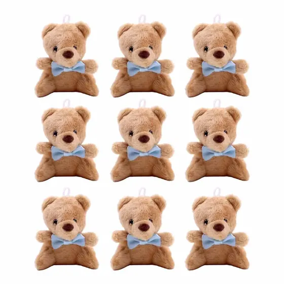 Urso Com Laco De Pelucia 60Mm Com 50 Pecas