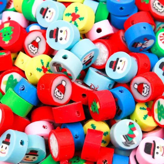 Entremeio Fimo Natal Diversos Em Pvc Com 500 Pecas