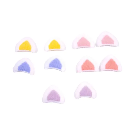 Orelha De Pelucia 50Mm Em Poliester Com 20 Pecas