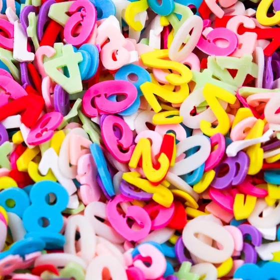 Aplique Numeros 08X10Mm Em Pvc