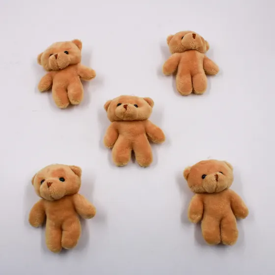 Urso De Pelucia 8Cm Com 50 Pecas