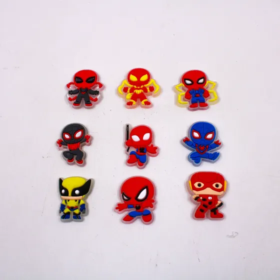 Aplique Herois Baby Fluorescente Emborrachado 27Mm Com 50 Pecas - Colorido