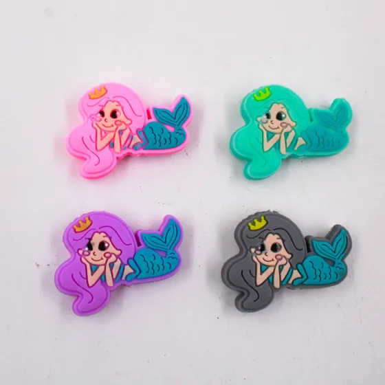 Entremeio Sereia 30Mm Em Pvc Com 30 Pecas - Colorido