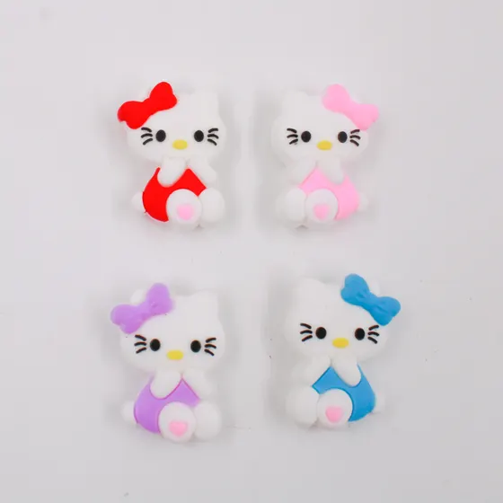 Entremeio Hello Kitty 30Mm Em Pvc Com 30 Pecas - Colorido