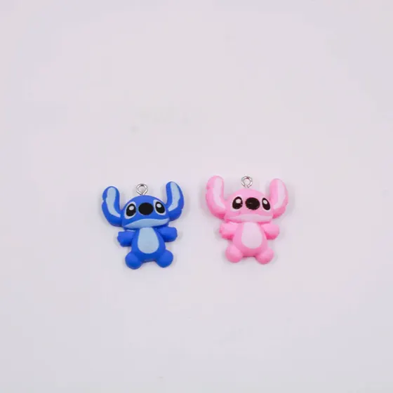 Pingente Stitch 30Mm Em Resina Com 50 Pecas