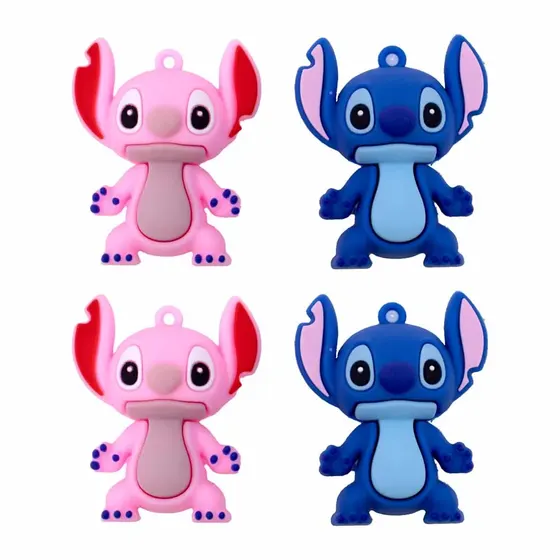 Pingente Stitch 50Mm Emborrachado Com 12 Pecas