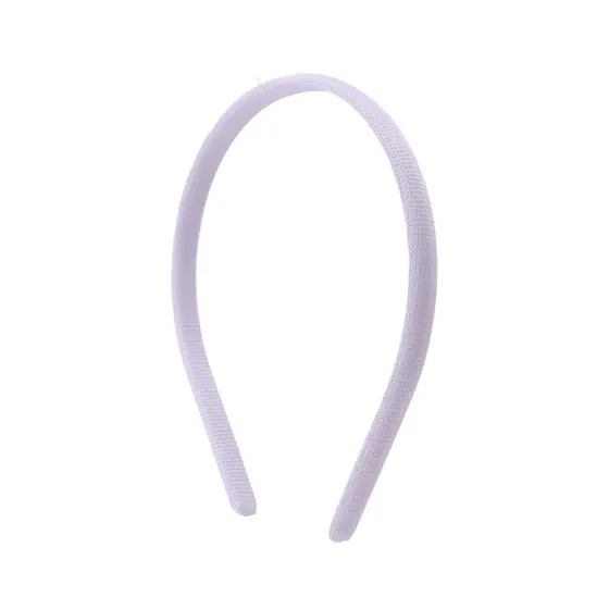 Tiara Encapada Em Poliester Sem Dente 10Mm Com 12 Un - Branco