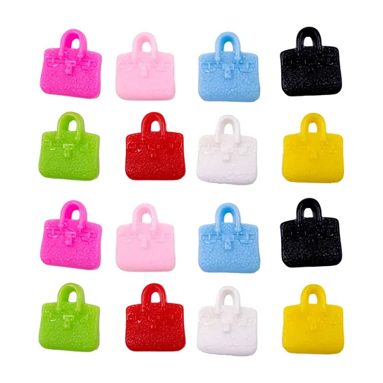 Pingente Bolsa 22Mm Em Resina Com 100 Pecas