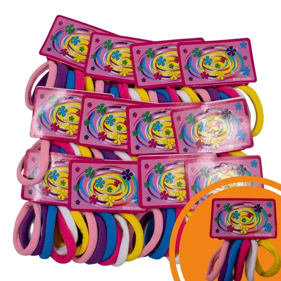 Elastico Para Cabelo 45Mm Com 72 Unidades