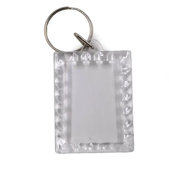 Chaveiro Para Foto Personalizada 3.9X5Cm Em Acrilico Com 50 Pecas
