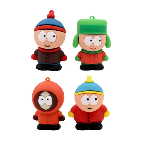 Pingente South Park 60Mm Emborrachado Com 12 Pecas