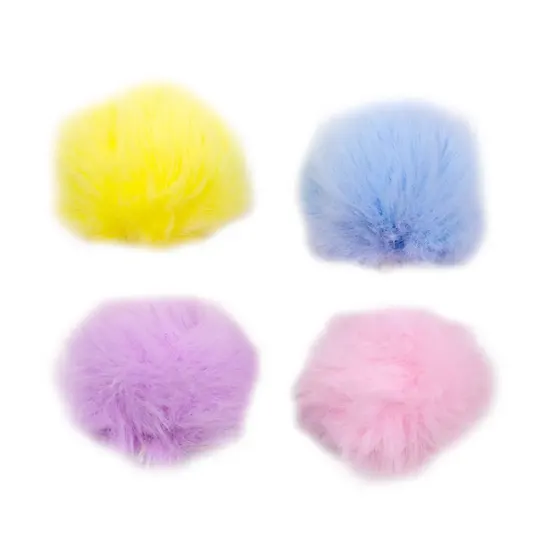 Pompom De Bolinha 40Mm Em Poliester Com 100 Pecas