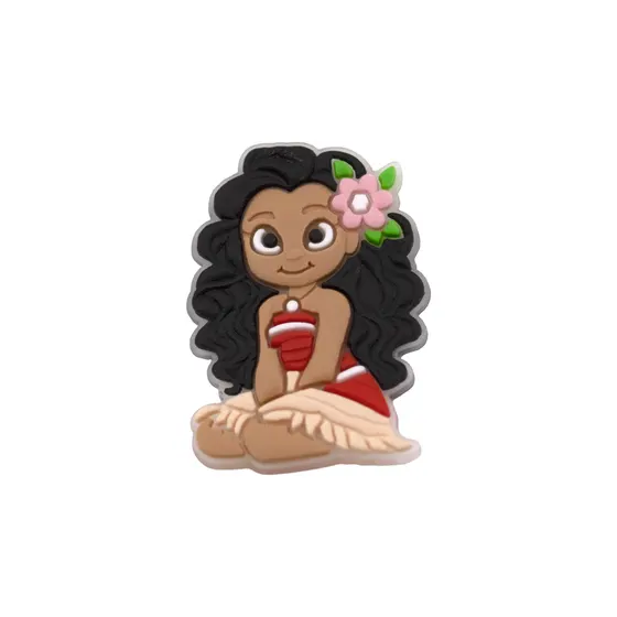 Aplique Moana Sentada 38X28Mm Emborrachado Com 50 Pecas