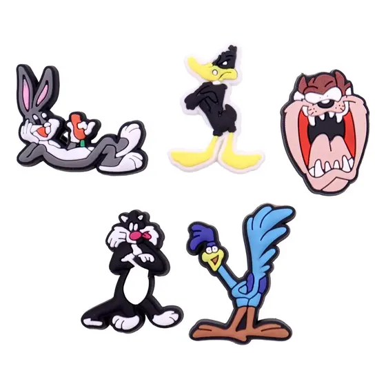 Aplique Looney Tunes 25Mm Emborrachado Com 50 Pecas