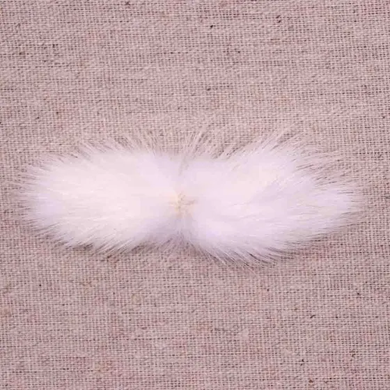 Aplique Laco De Pompom 30X70Mm Em Poliester Com 10 Unidades