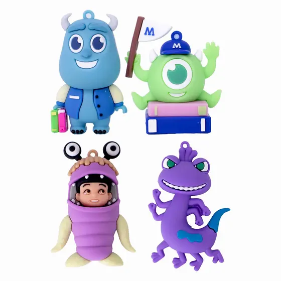 Pingentes Monstros S.A Emborrachados Com 12 Pecas