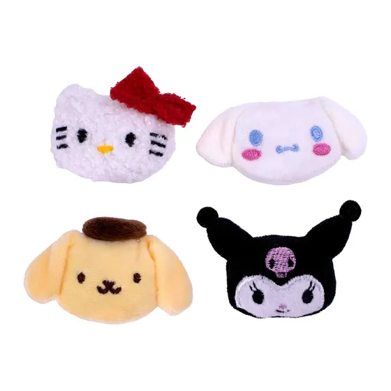 Apliques Personagens Hello Kitty Em Pelucia Com 12 Pecas