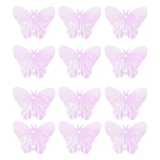 Aplique Borboleta Para Costura 30X23Mm Em Pvc