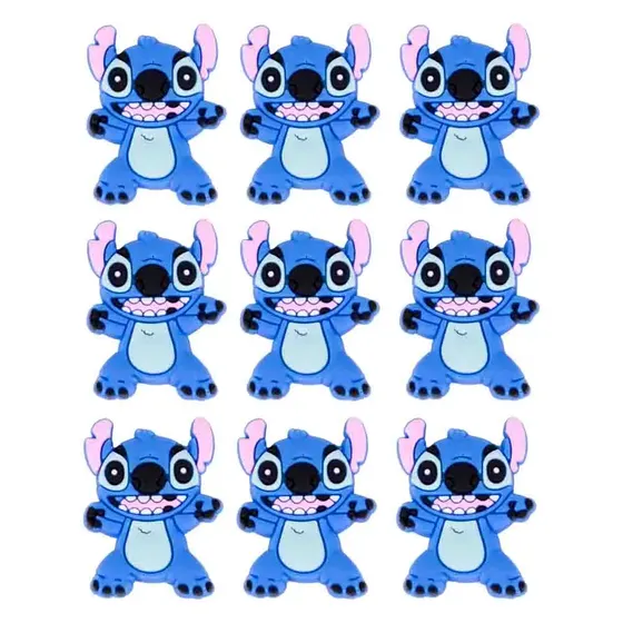 Aplique Stitch 35Mm Emborrachado Com 200 Pecas