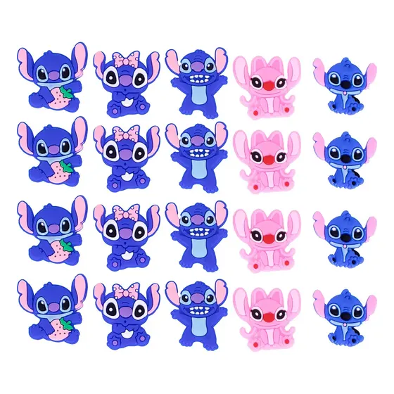 Aplique Stitch 35Mm Emborrachado Com 100 Pecas