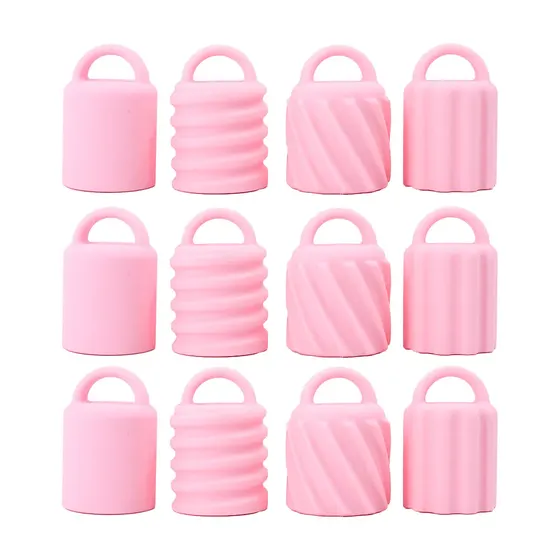 Pingente Tampa Para Gloss 33Mm Emborrachado Com 04 Pecas