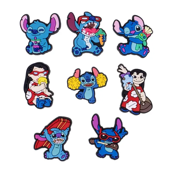 Aplique Stitch Verao Emborrachado Com 50 Pecas