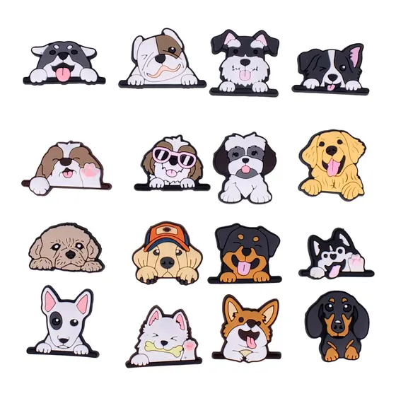 Aplique Cachorrinhos Emborrachados Com 50 Pecas