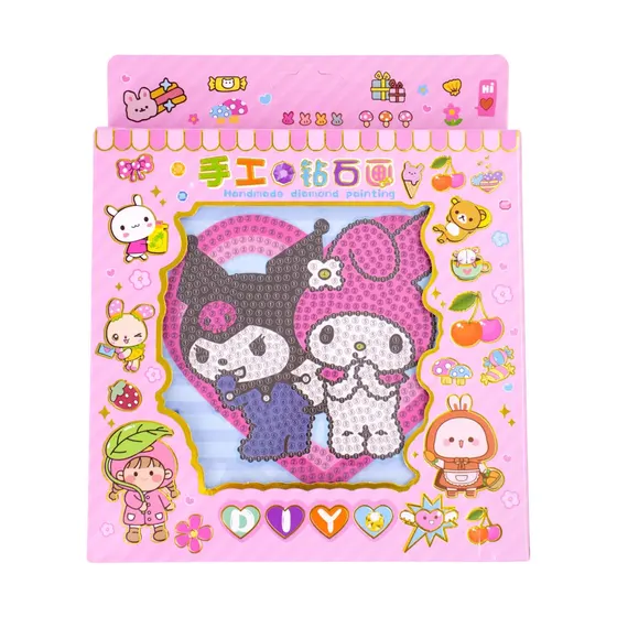 Pintura De Diamentes Porta Retrato 3D My Melody 16X16Cm