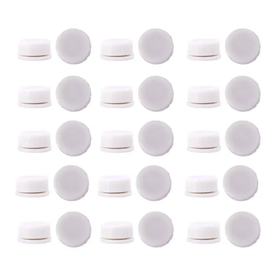 Adaptador Giratorio Para Aplique 07X12Mm Em Plastico Com 100 Pecas