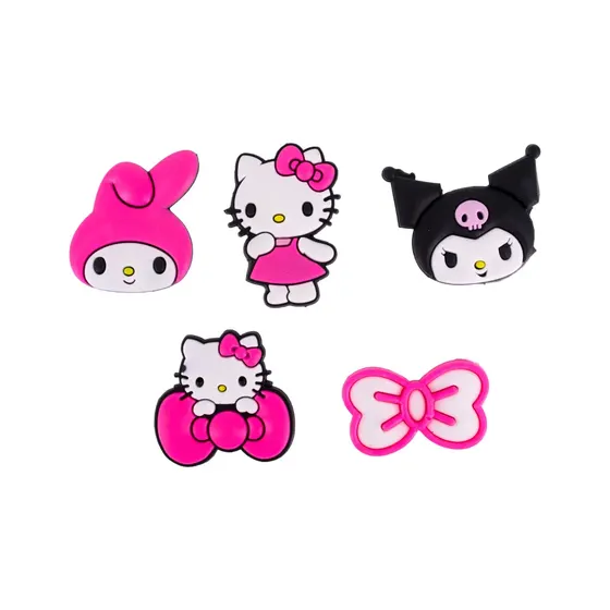 Kit Aplique Turma Da Hello Kitty Emborrachada Com 50 Pecas