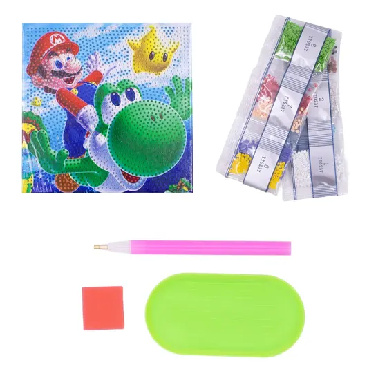 Kit Tela Pintura De Diamantes 5D Infantil