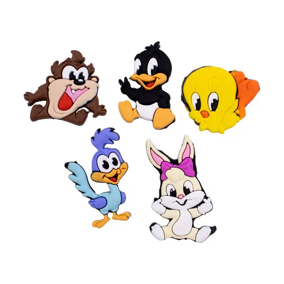 Aplique Baby Looney Tunes Emborrachado Com 50 Pecas - Colorido 103