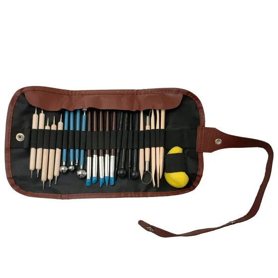 Kit Estecas Para Ceramicas Com 24 Pecas