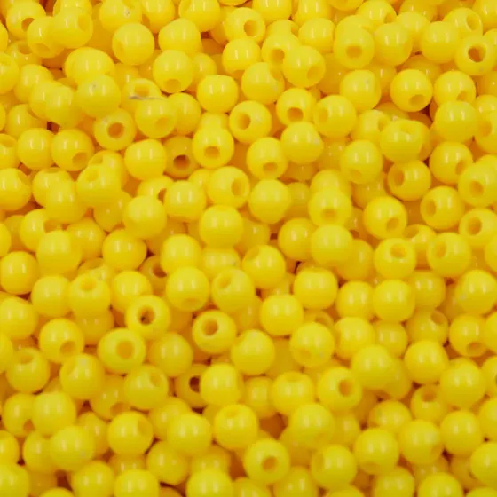 Bola Plastica Leitosa Passante 04Mm