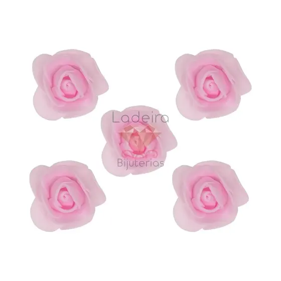 Flor Formato Rosa Eva Multi Cor 3Cm - 100Pcs