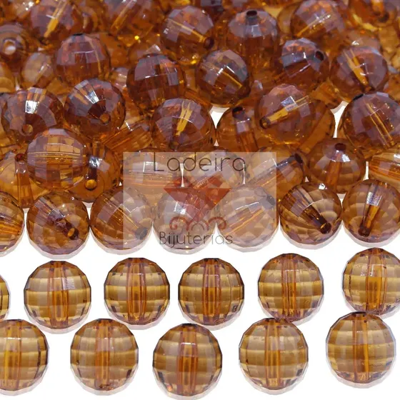Globinho Passante 12Mm Em Acrilico Com 500Gr