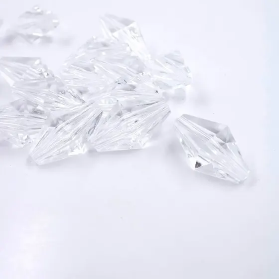 Losango Passante 19X43Mm Em Acrilico Com 500Gr