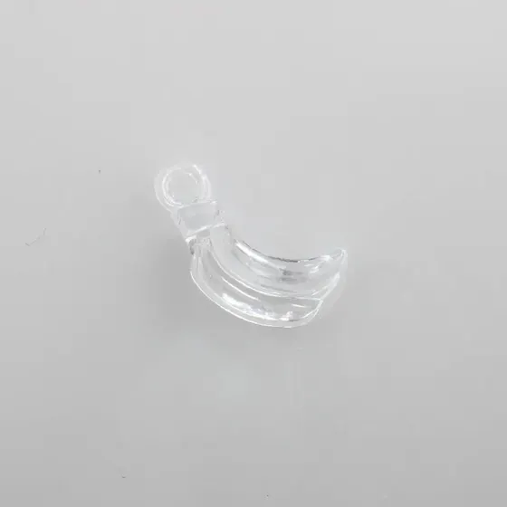 Pingente Banana 20X9.5Mm Em Acrilico Com 500Gr