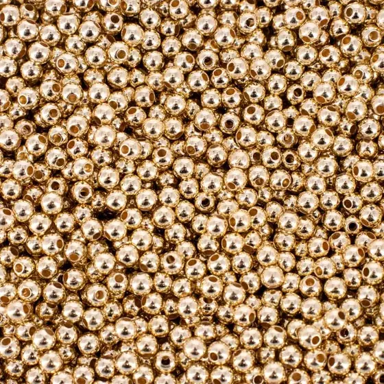 Bola Passante Metalizada 04Mm Em Abs Premium Com 500Gr