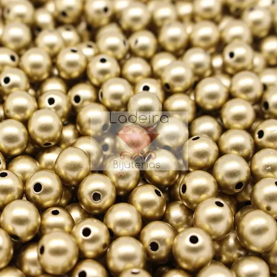 Bola Passante Metalizada 20Mm Em Abs Premium Com 500Gr