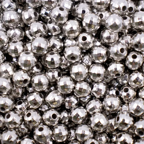 Bola Globinho Passante 08Mm Em Abs Com 500Gr